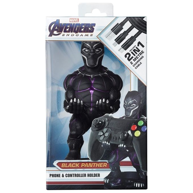 Microids Black Panther Cable Guy Supporto passivo Controller per videogiochi Telefono smartphone Nero
