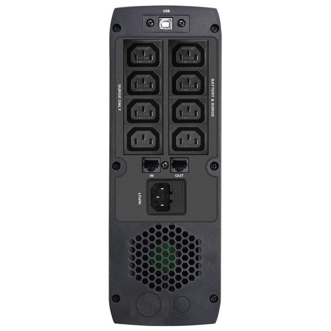 PowerWalker 10121183 VI 1000 GXB IEC Gruppo di Continuita' Linea Interattiva 1 kVA 600 W 8 Prese IEC Onda Sinusoidale Pura colore Nero