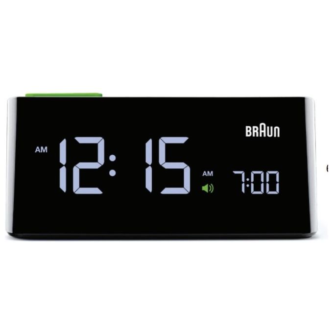 Braun BNC 016 BKEU Sveglia Digitale con Display LCD Nero