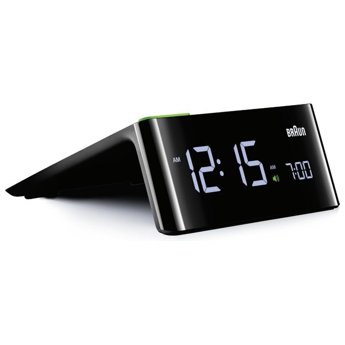 Braun BNC 016 BKEU Sveglia Digitale con Display LCD Nero