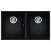 Elleci LKQ35086BSO Quadra 350 Lavello Keratek Plus 2 Vasche 76 cm