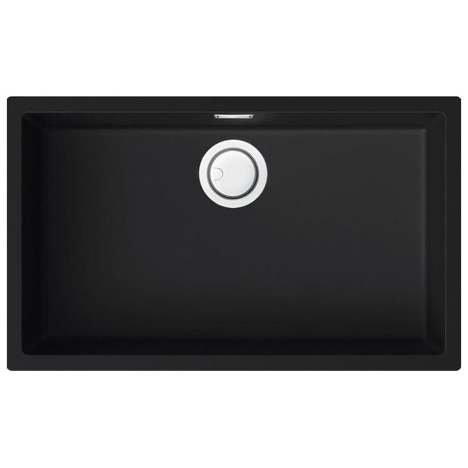 Elleci LKZ13086 Zen 130 Lavello Keratek 1 Vasca 76 cm Nero