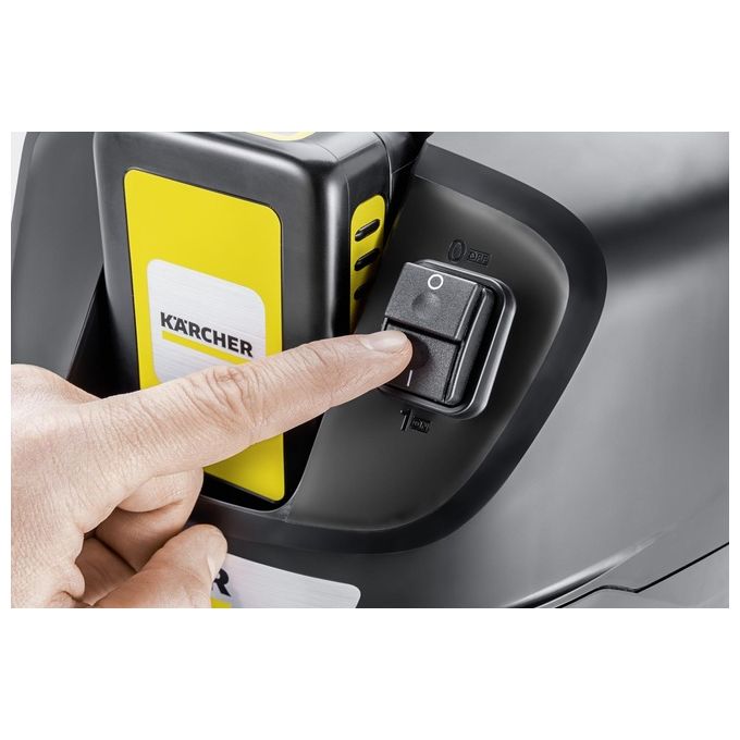 Kärcher 1.348-300.0 AD 2 Battery Aspiracenere a Batteria 18V 230W Contenitore Metallico 14L Filtro ReBoost colore Nero