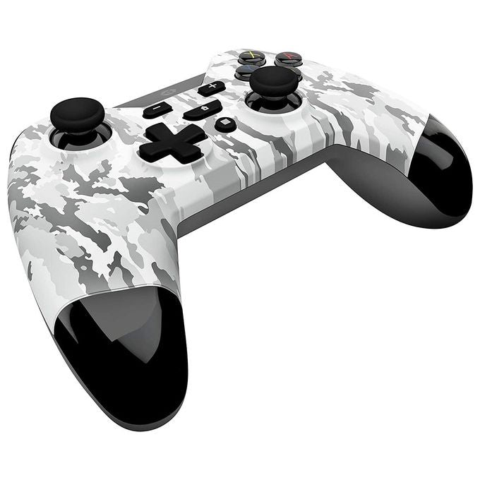 Gioteck WX4 Controller Wireless Bluetooth per Nintendo Switch Grigio Camo