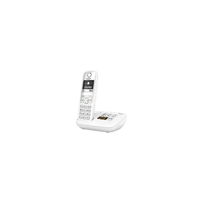 Gigaset 40-42-7900 A690A Telefono cordless con segreteria telefonica integrata display grafico illuminato vivavoce colore Nero