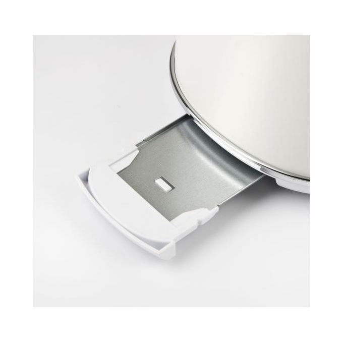 G3 Ferrari G10134 Artista Tostapane 2 Fette 6 Livelli di Cottura 685-815 W Funzioni Scongelamento Riscaldamento Mantenimento in Caldo Vassoio Estraibile Pinze Acciaio INOX colore Bianco