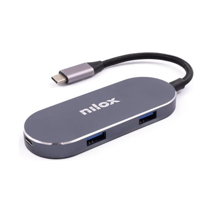 Nilox NXDSUSBC01 Mini Docking Station Hdmi 3 Usb Power Delivery