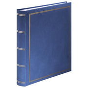 Hama Album Fotografico Super-Jumbo London 34x35cm 80 Pagine Bianche Blu