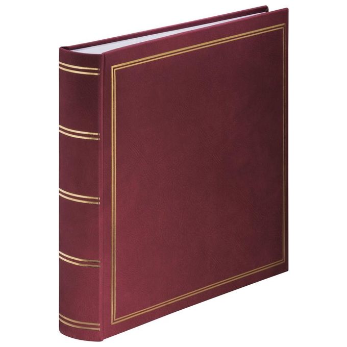 Hama Album Fotografico Jumbo London 30x30cm 80 Pagine Bianche Bordeaux