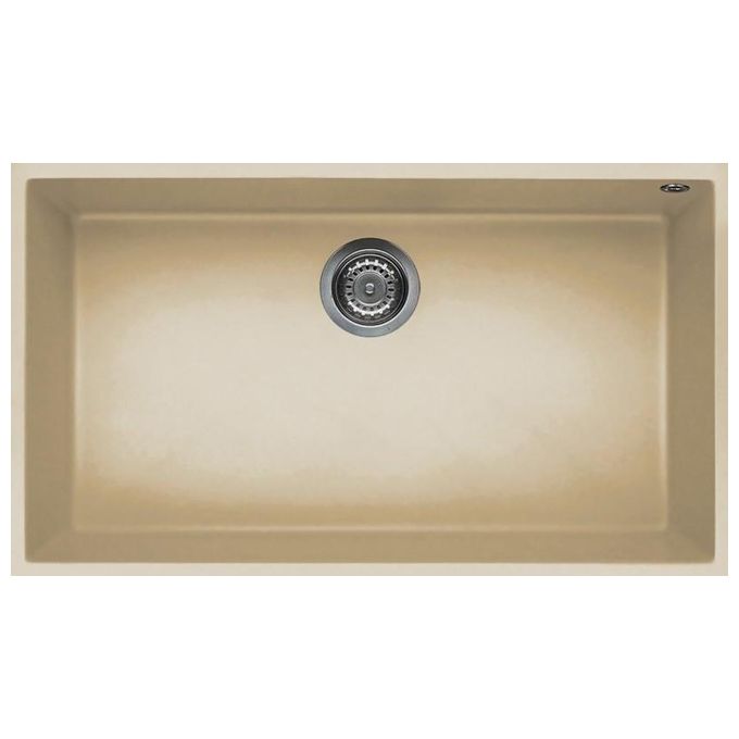 Elleci LKQ13095BSO Quadra 130 Lavello Keratek 1 Vasca 76 cm Champagne