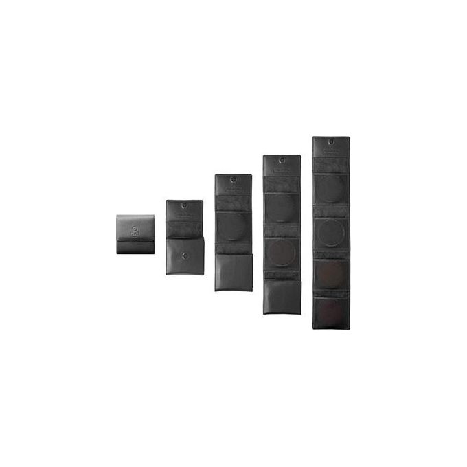 B+W 1099028 Custodia per Filtri Fotografici in Pelle per 2 Filtro fino a 77mm colore Nero
