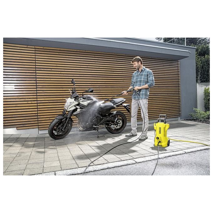 Kärcher K 2 POWER CONTROL Idropulitrice Alta Pressione 110 bar 360 l-h 1400W compatibile app colore Nero Giallo