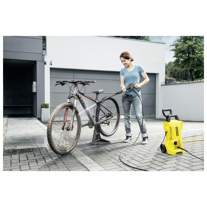 Kärcher K 2 POWER CONTROL Idropulitrice Alta Pressione 110 bar 360 l-h 1400W compatibile app colore Nero Giallo