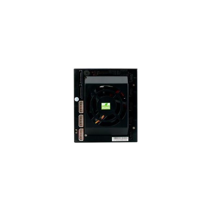 Fantec SNT-BA3151-1 Backplane per 5 alloggiamenti 3.5'' SATA I II III con ventola integrata e supporto RAID colore Nero