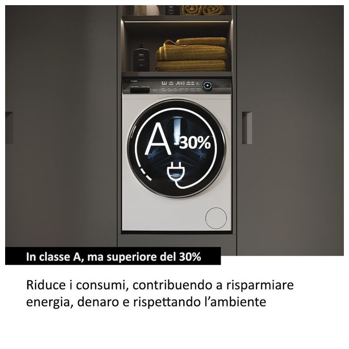 Haier I-Pro HW110-B14979EU1IT Series 7 Plus Lavatrice 11Kg 1400 Giri Classe Energetica A