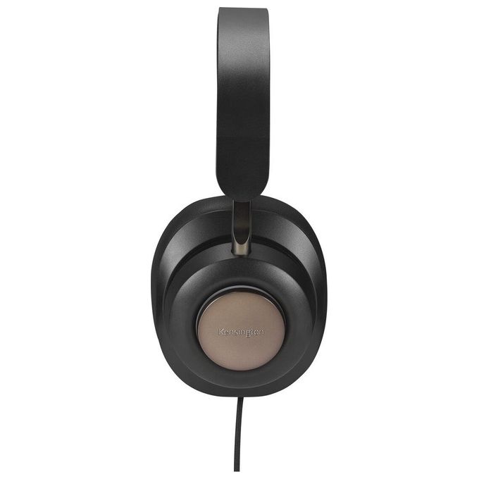 Kensington K83451WW H2000 Cuffie Over-Ear USB-C con Microfono Cancellazione Rumore Plug and Play colore Nero
