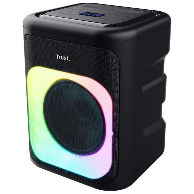 Trust 25280 Azura Cassa Bluetooth per Feste Portatile 50W LED RGB IPX4 11h autonomia colore Nero