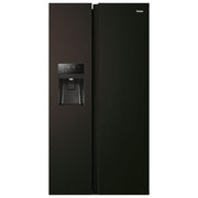 Haier HSR5918DIPB SBS 90 Serie 5 Frigorifero Americano Side by Side 511 L 177 cm Classe D 40 dB No Frost Dispenser Acqua e Ghiaccio colore Nero