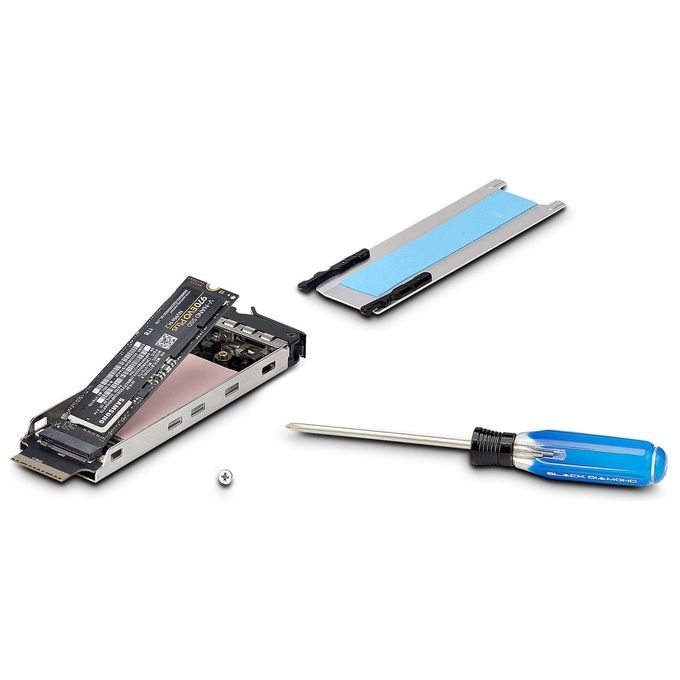 StarTech M2-REMOVABLE-PCIE-N1 Mobile Rack per SSD M.2 NVMe a PCIe x4 Installazione Senza Attrezzi Hot Swap Blocco con 2 Chiavi Incluse colore Argento e Nero