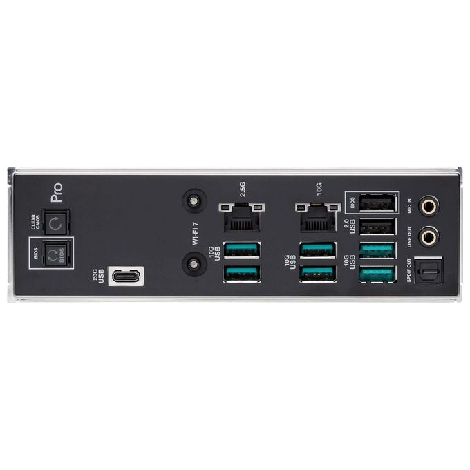 ASUS 90MB1FZ0-M0EAY0 Pro WS TRX50-SAGE WIFI Scheda Madre Socket sTR5 DDR5 Quad Channel Wi-Fi 7 10Gb Ethernet colore Nero
