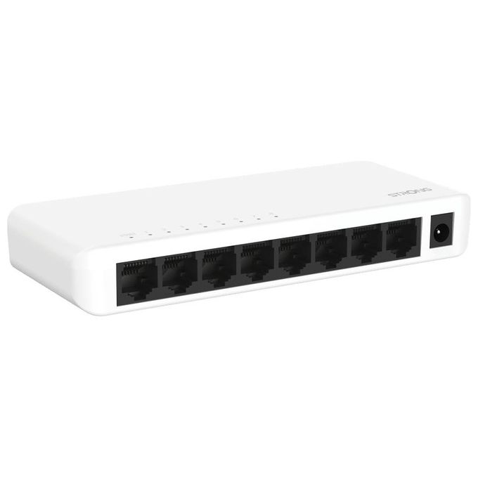 Strong SW 8000P Desktop Switch 8 Porte Gigabit Metal