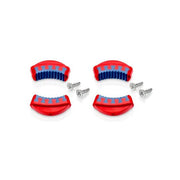 Knipex 81 19 250 V02 Ganasce di Ricambio in Plastica Bicomponente 2 paia compatibili 81 11 250 81 13 250 colore Blu Rosso