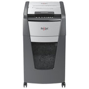 Rexel Optimum Auto Feed+ Distruggidocumenti Automatico 225 Fogli Taglio a Frammento 60 Litri Cestino Removibile con Rotelle