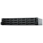 SYNOLOGY RS3621XS RACKSTATION SERVER NAS 12 BAY 2U INTEL XEON D-1541 8 CORE 2.1 GHZ 8GB DDR4 6 PORTE LAN 10GBE SLOT PCIE COLORE NERO