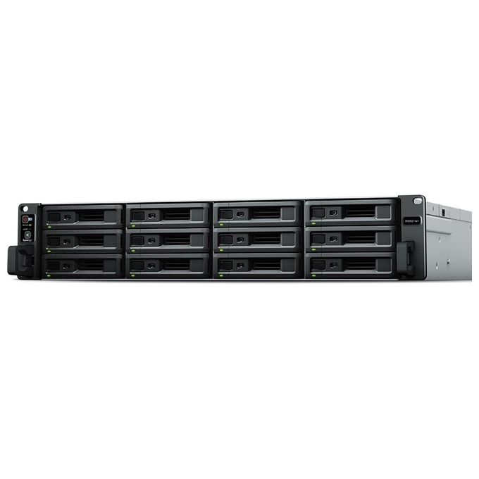 SYNOLOGY RS3621XS RACKSTATION SERVER NAS 12 BAY 2U INTEL XEON D-1541 8 CORE 2.1 GHZ 8GB DDR4 6 PORTE LAN 10GBE SLOT PCIE COLORE NERO
