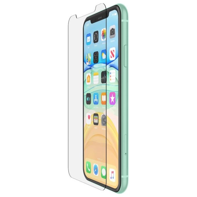 Belkin F8W948ZZ-AM ScreenForce TemperedGlass Antimicrobico per iPhone 11-XR