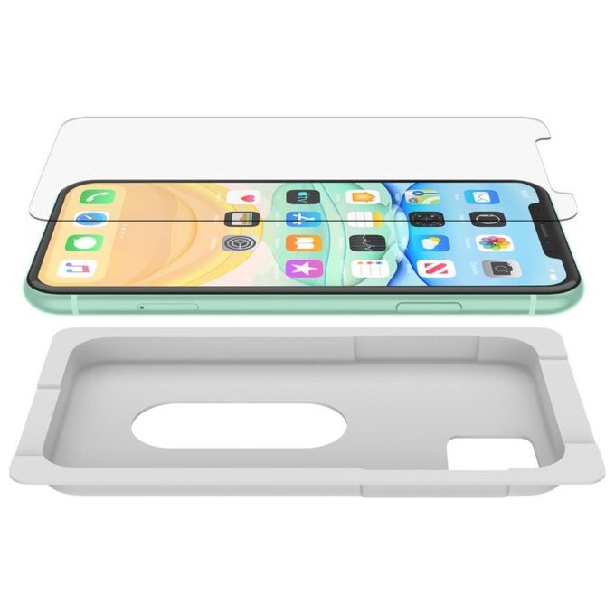 Belkin F8W948ZZ-AM ScreenForce TemperedGlass Antimicrobico per iPhone 11-XR