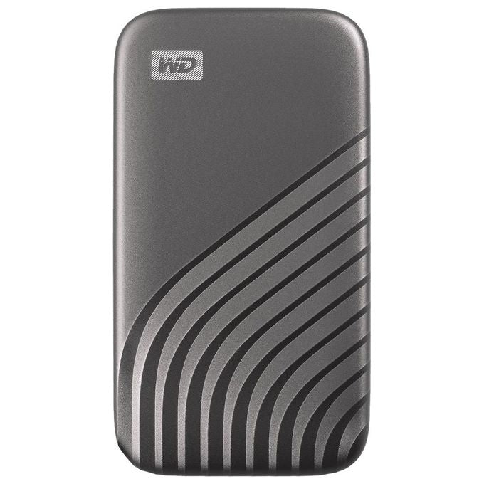 Western Digital WDBAGF0040BGY-WESN My Passport SSD Esterno Portatile 4 TB NVMe USB 3.2 Gen 2 USB-C 1050 MB-s Crittografia AES 256-bit colore Grigio