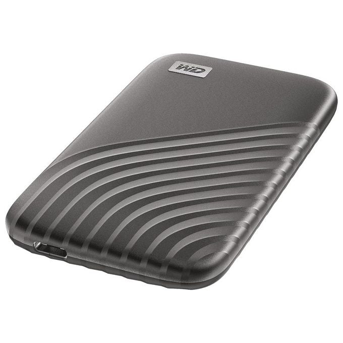Western Digital WDBAGF0040BGY-WESN My Passport SSD Esterno Portatile 4 TB NVMe USB 3.2 Gen 2 USB-C 1050 MB-s Crittografia AES 256-bit colore Grigio