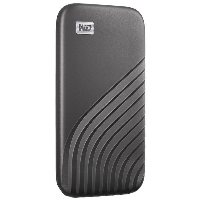 Western Digital WDBAGF0040BGY-WESN My Passport SSD Esterno Portatile 4 TB NVMe USB 3.2 Gen 2 USB-C 1050 MB-s Crittografia AES 256-bit colore Grigio
