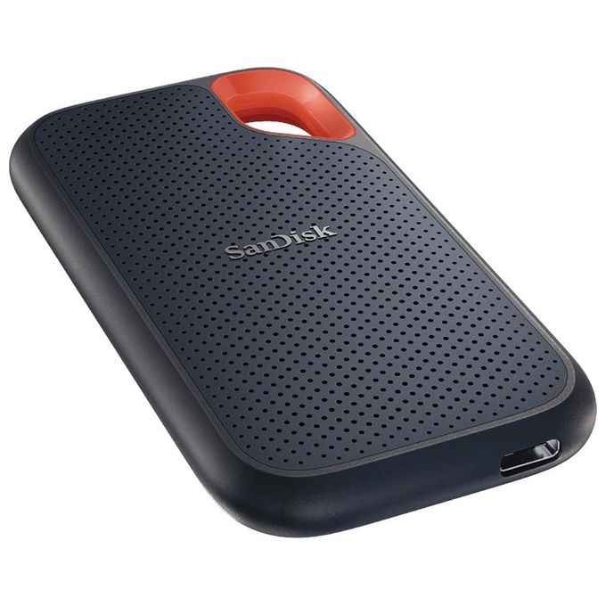 SanDisk SDSSDE61-4T00-G25 Extreme Portable SSD Esterno 4 TB USB tipo-C 3.2 Gen 2 1050 MB-s NVMe 256-bit AES colore Nero