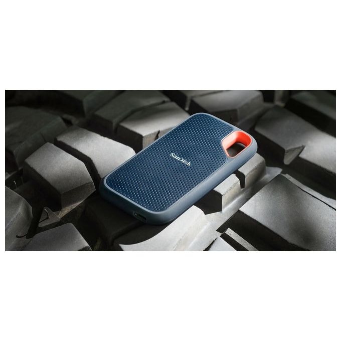 SanDisk SDSSDE61-4T00-G25 Extreme Portable SSD Esterno 4 TB USB tipo-C 3.2 Gen 2 1050 MB-s NVMe 256-bit AES colore Nero
