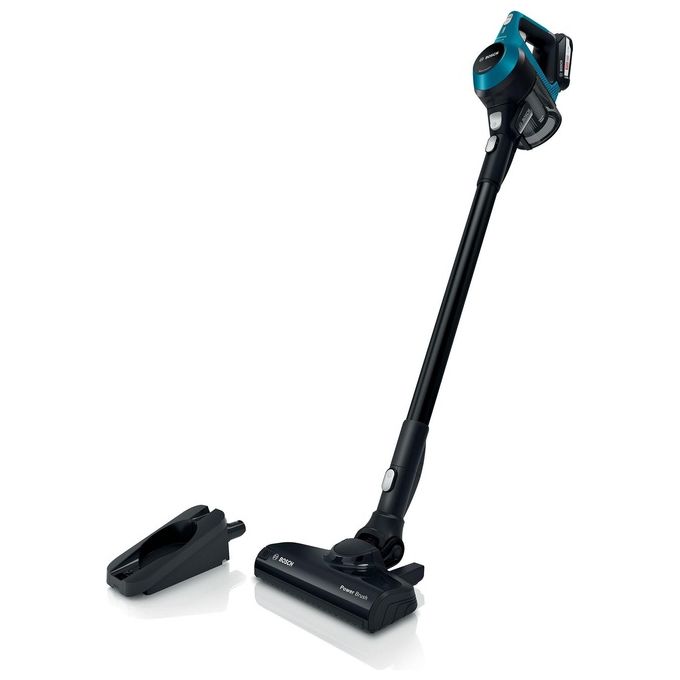 Bosch BBS611LAG Serie 6 Aspirapolvere a Bastone 2 in 1 Senza Sacchetto 0.3 L Batteria 18V 2.5 Ah autonomia 30 min colore Blu