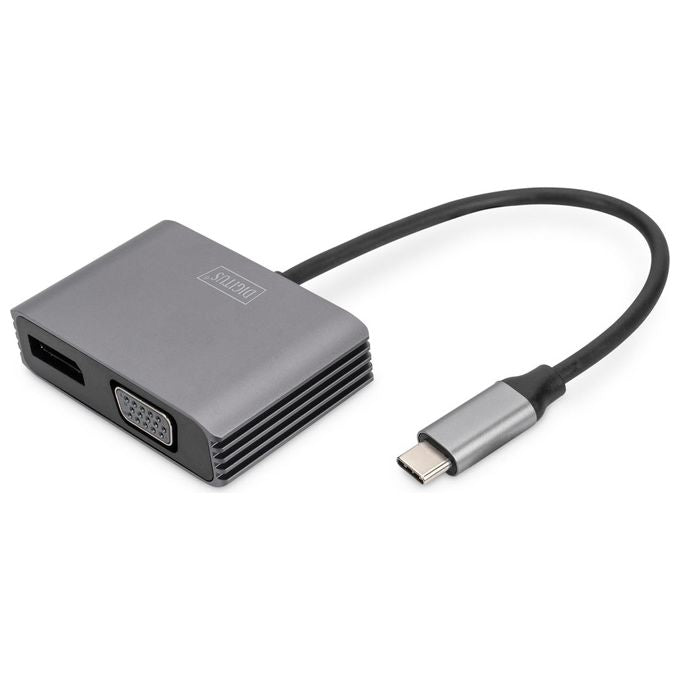 Digitus Adattatore Grafico Usb Type-C 4k 2in1 Displayport  Vga