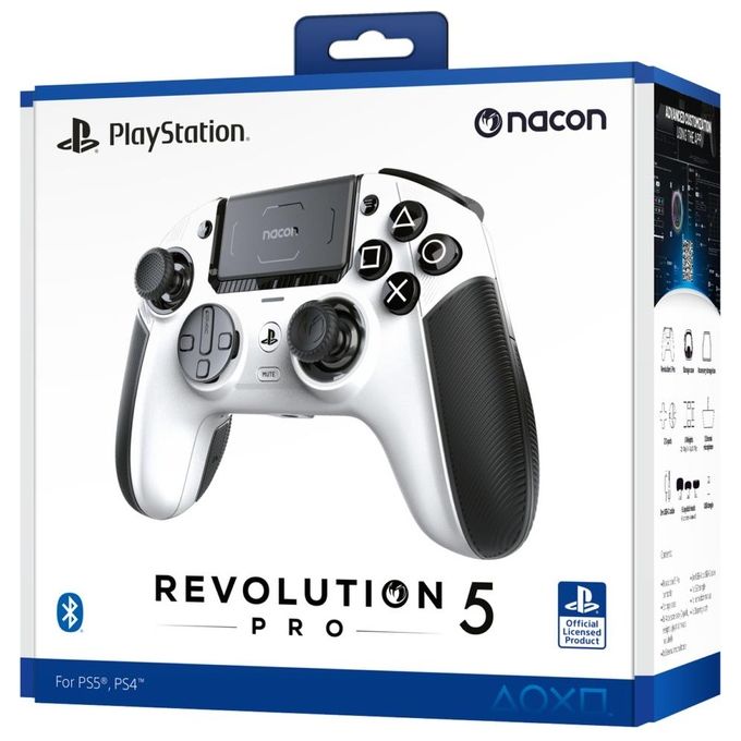 Nacon NA023534 Revolution 5 Pro Gamepad Wireless Bluetooth PC PlayStation 4 PlayStation 5 colore Bianco