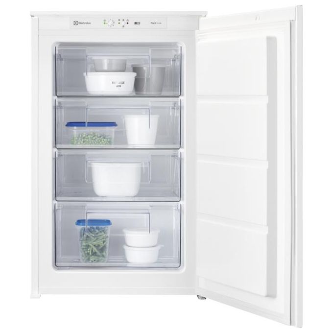Electrolux KUB3AE88S Congelatore da Incasso Verticale 98 L 87,3 cm Classe E 34 dB Low Frost FastFreeze colore Bianco