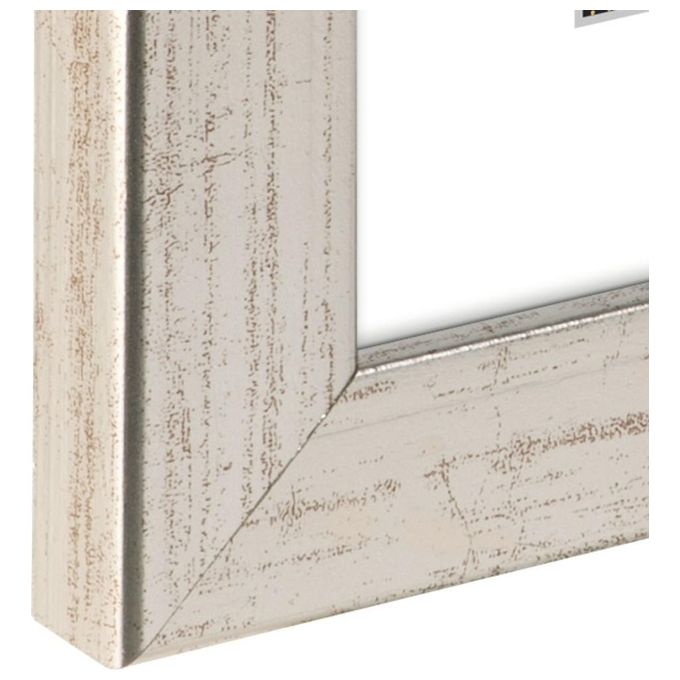 Hama 00175856 Vigo Cornice per foto singola in legno FSC 40x50 cm vetro trasparente con supporto colore Argento