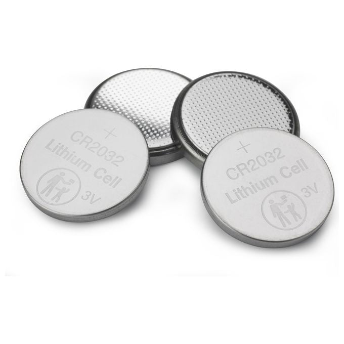 Verbatim CR2032 Batterie Litio 3V Mono Splituso Argento - Confezione da 4 - 20mm x 3.2mm