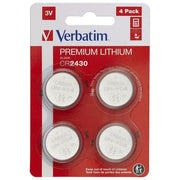 Verbatim CR2430 Batteria Mono Splituso Litio 4 Pezzi