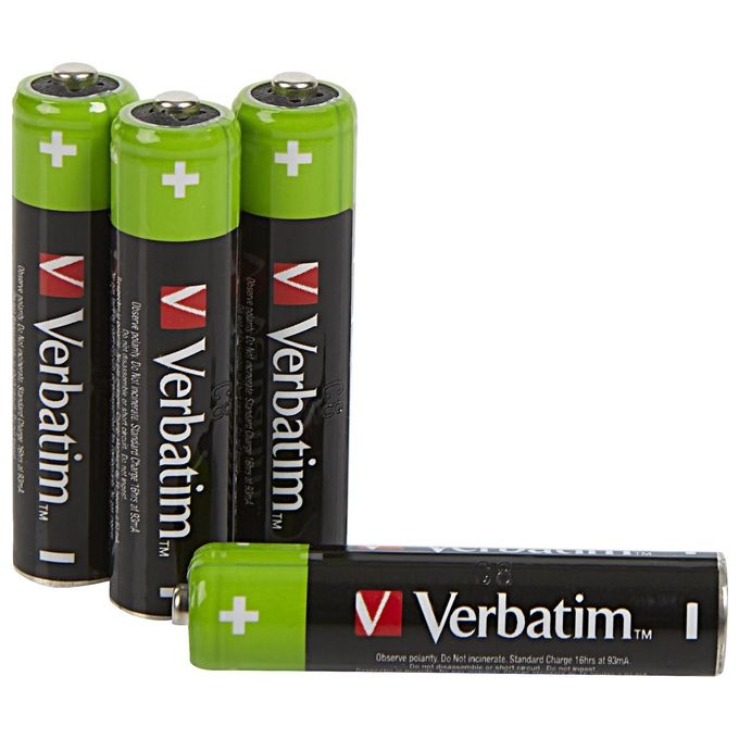 Verbatim Batteria Mono Splituso Mini Stilo AAA Nichel-Metallo Idruro (NiMH)