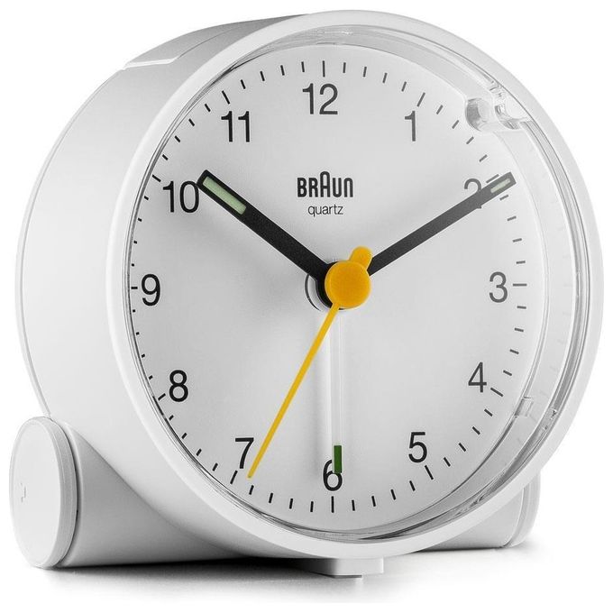 Braun BC 01 W Sveglia al Quarzo Bianco