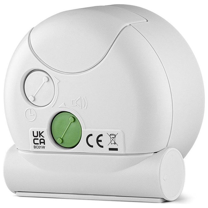 Braun BC 01 W Sveglia al Quarzo Bianco