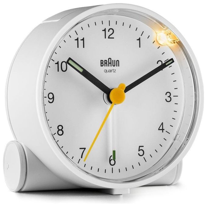 Braun BC 01 W Sveglia al Quarzo Bianco