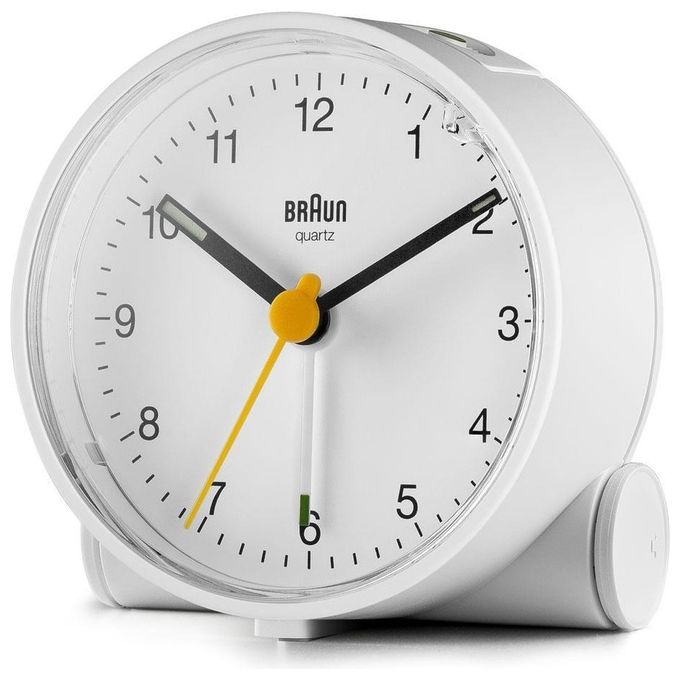 Braun BC 01 W Sveglia al Quarzo Bianco