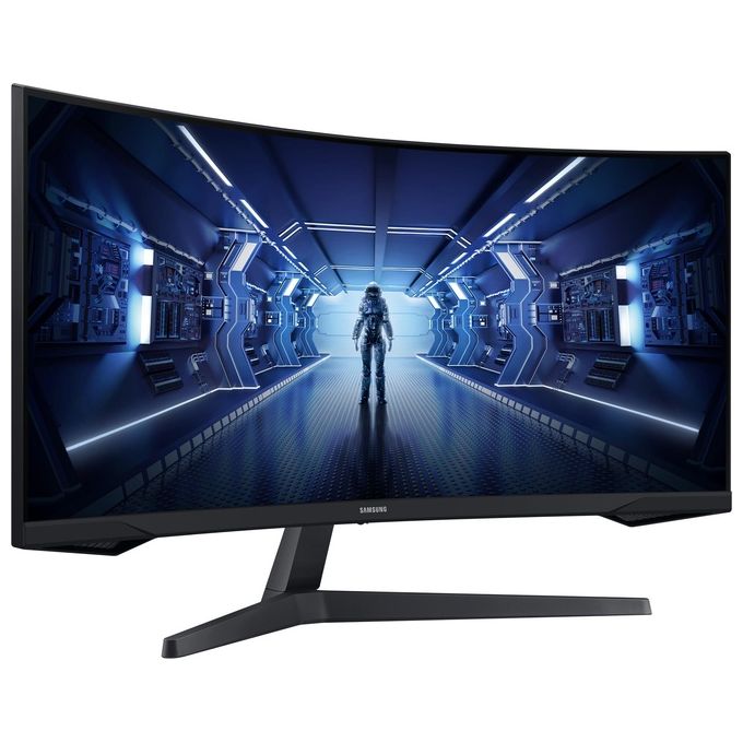 Samsung LC34G55TWWPXEN Odyssey G5 Monitor Gaming Curvo 34'' Ultra WQHD 3440x1440 VA 165 Hz 1 ms FreeSync Premium HDR10 colore Nero
