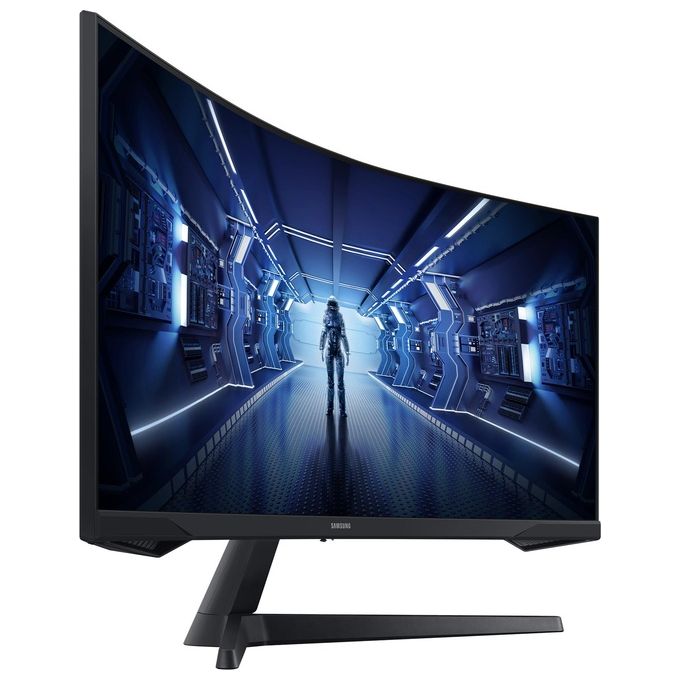 Samsung LC34G55TWWPXEN Odyssey G5 Monitor Gaming Curvo 34'' Ultra WQHD 3440x1440 VA 165 Hz 1 ms FreeSync Premium HDR10 colore Nero
